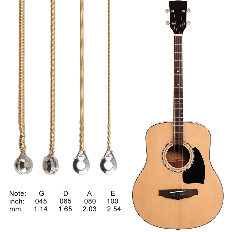 Bass Guitar Strings - 4 Dây Đàn Acoustic Bass Chống