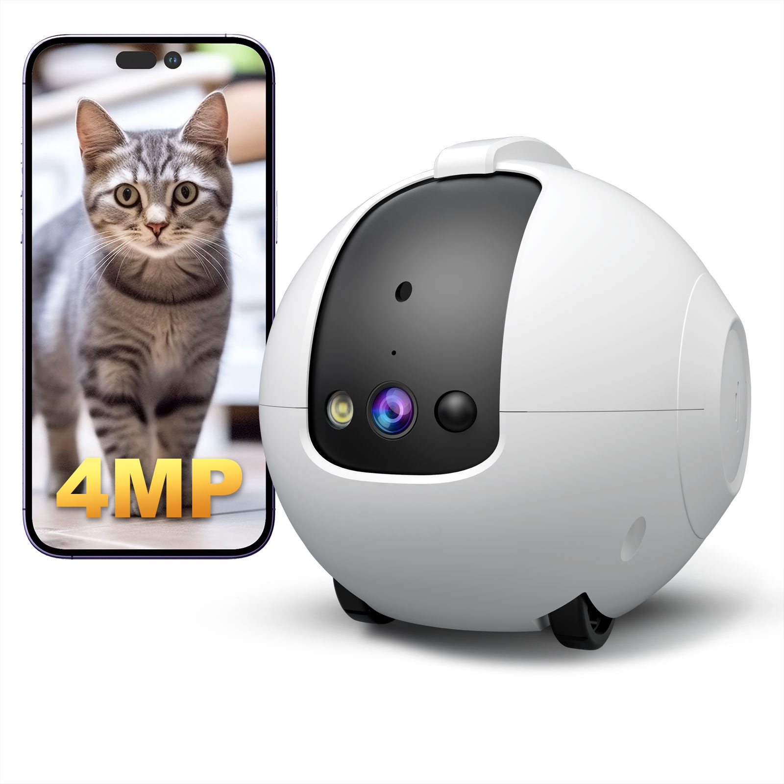 Audio & Music Xbox - Pet Camera Robot 4MP Pet Companion