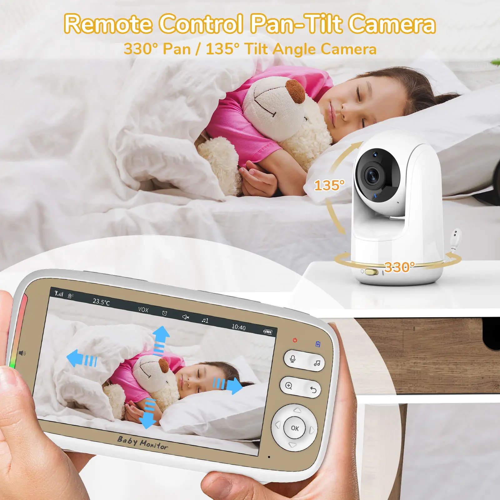 VB803 PRO Baby Monitor with 2p - đánh giá và giá Music Audio Pro