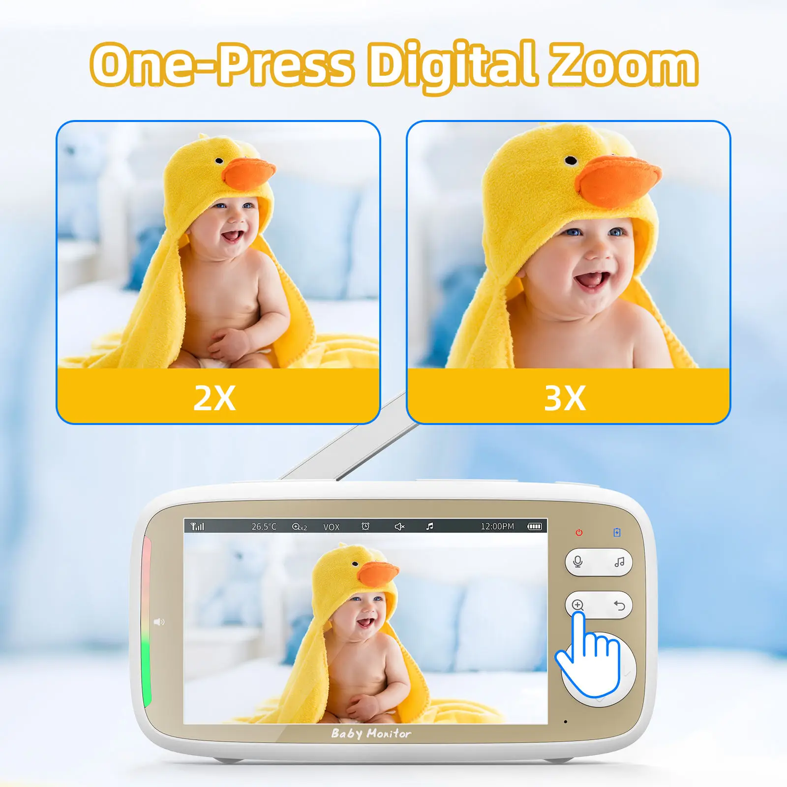 VB803 PRO Baby Monitor with 2p - đánh giá và giá Music Audio Pro
