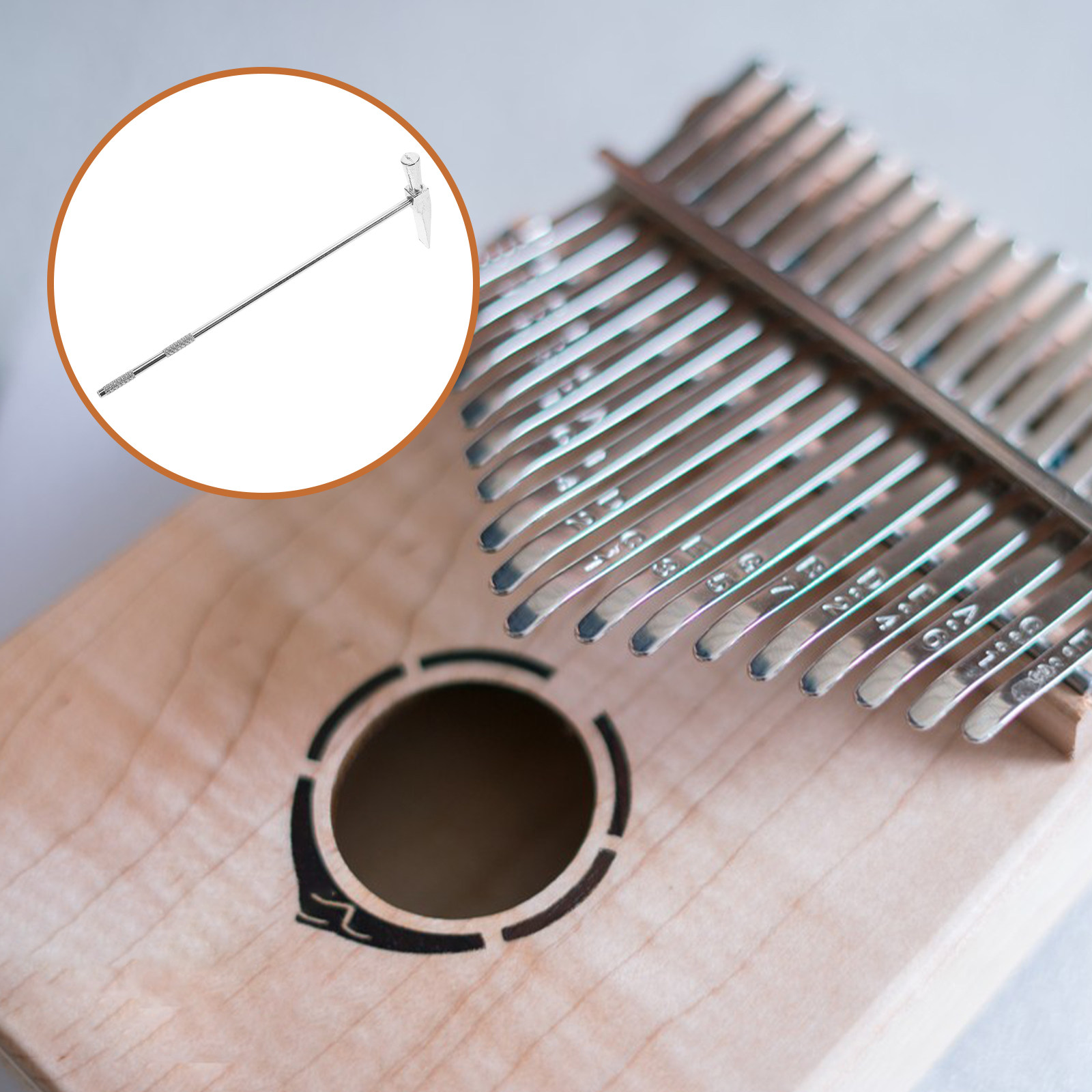 Small Stainless Steel Tuning H - đánh giá và giá Kalimba Thumb Piano