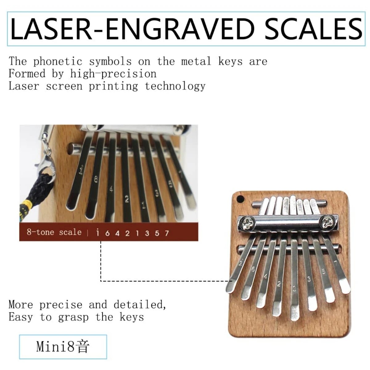 Miwayer Mini Kalimba 8 Key Thu - đánh giá và giá Kalimba Thumb Piano