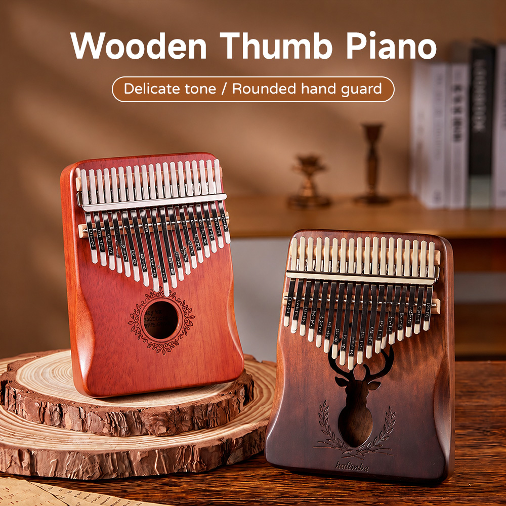 21 Key Mahogany Kalimba Thumb  - đánh giá và giá Kalimba Thumb Piano