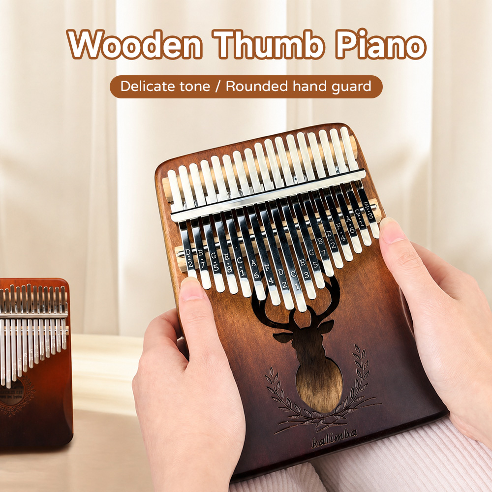 21 Key Mahogany Kalimba Thumb  - đánh giá và giá Kalimba Thumb Piano