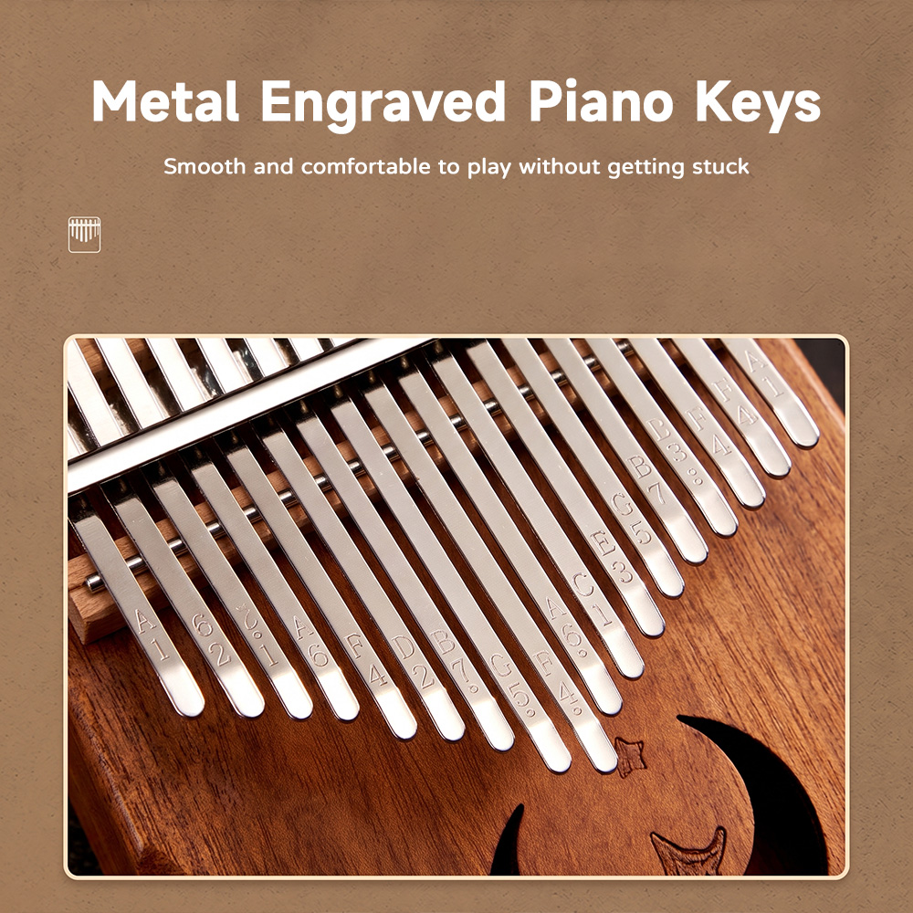 21 Key Mahogany Kalimba Thumb  - đánh giá và giá Kalimba Thumb Piano