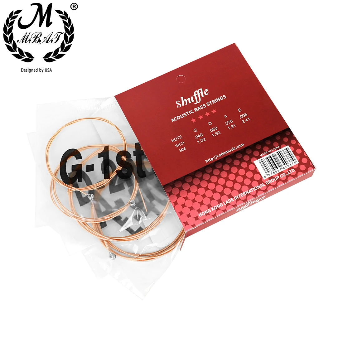 M MBAT Acoustic Bass Strings 4 - đánh giá và giá Bass Guitar Strings