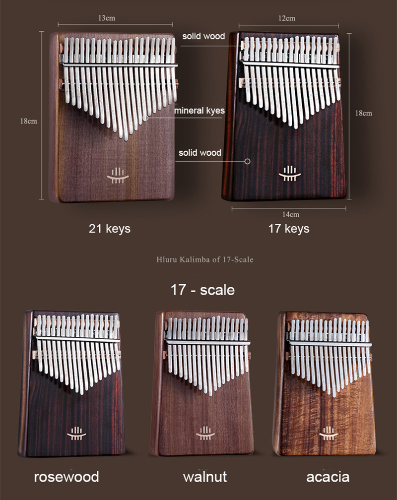 guitar Kalimba 17 Keys with Ho - đánh giá và giá Kalimba Thumb Piano