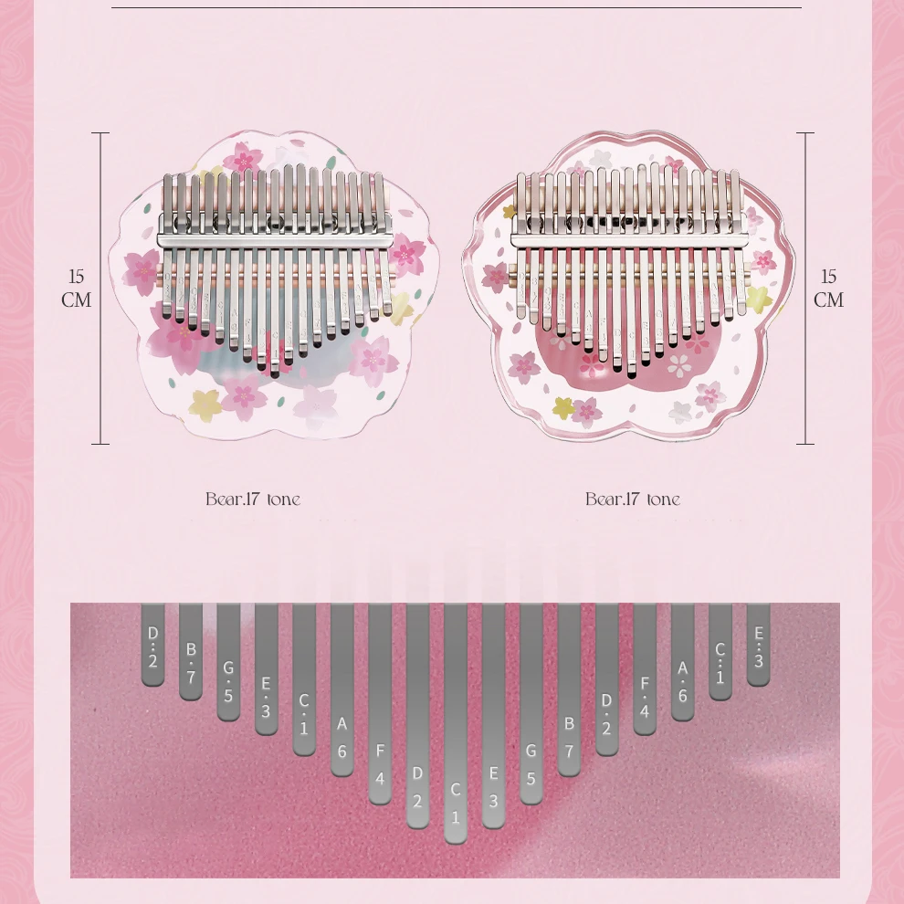 Crystal Thumb Piano Authentic  - đánh giá và giá Kalimba Thumb Piano