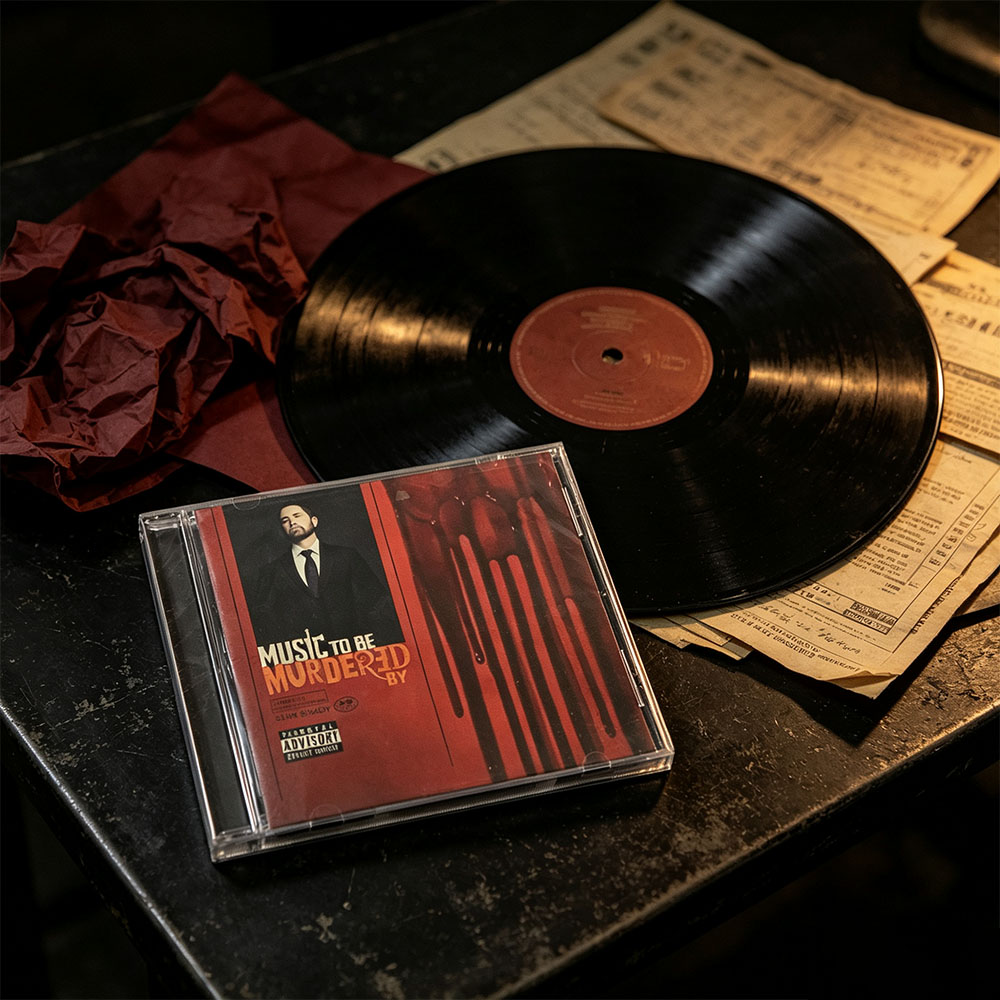 CD 'Music To Be Murdered By' E - đánh giá và giá Audio Music Hip Hop