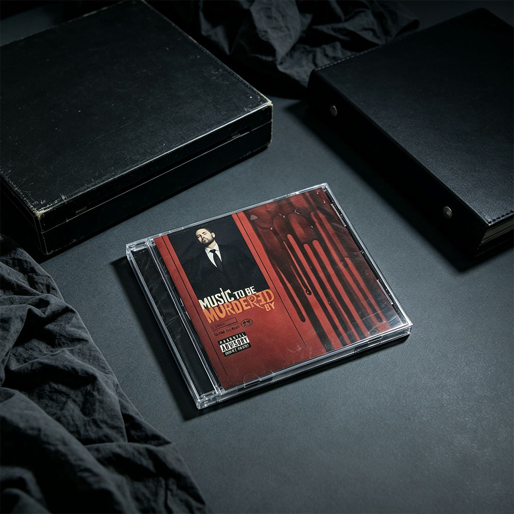 CD 'Music To Be Murdered By' E - đánh giá và giá Audio Music Hip Hop